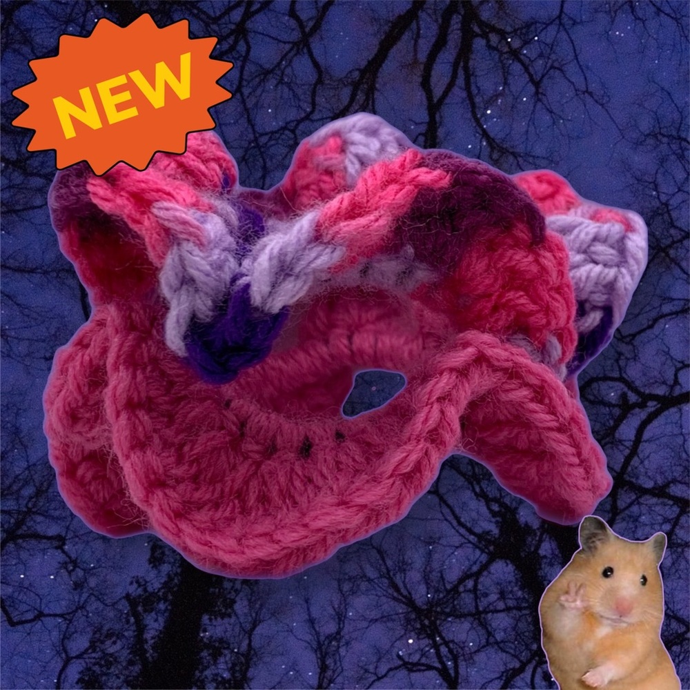 Customizable crochet scrunchie 2 PACK (mini)